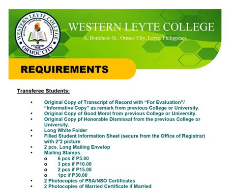 western leyte college tuition fee|Tuition fees at Western Leyte College of Ormoc City – UniPage.